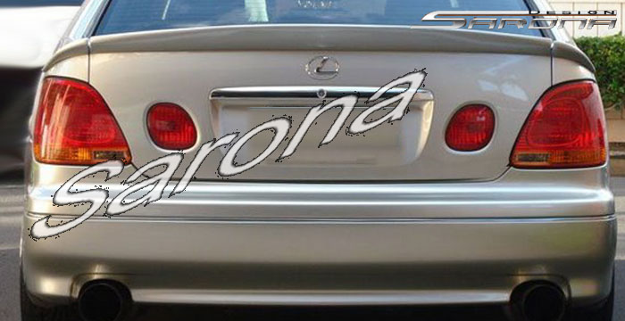 Custom Lexus GS300-400  Sedan Trunk Wing (1998 - 2005) - $429.00 (Manufacturer Sarona, Part #LX-025-TW)